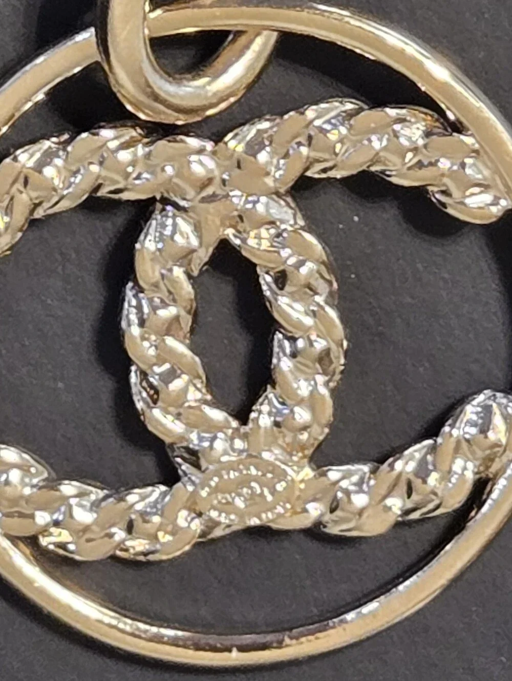 #168 - Chanel 2020V Strass CC Drop Earrings